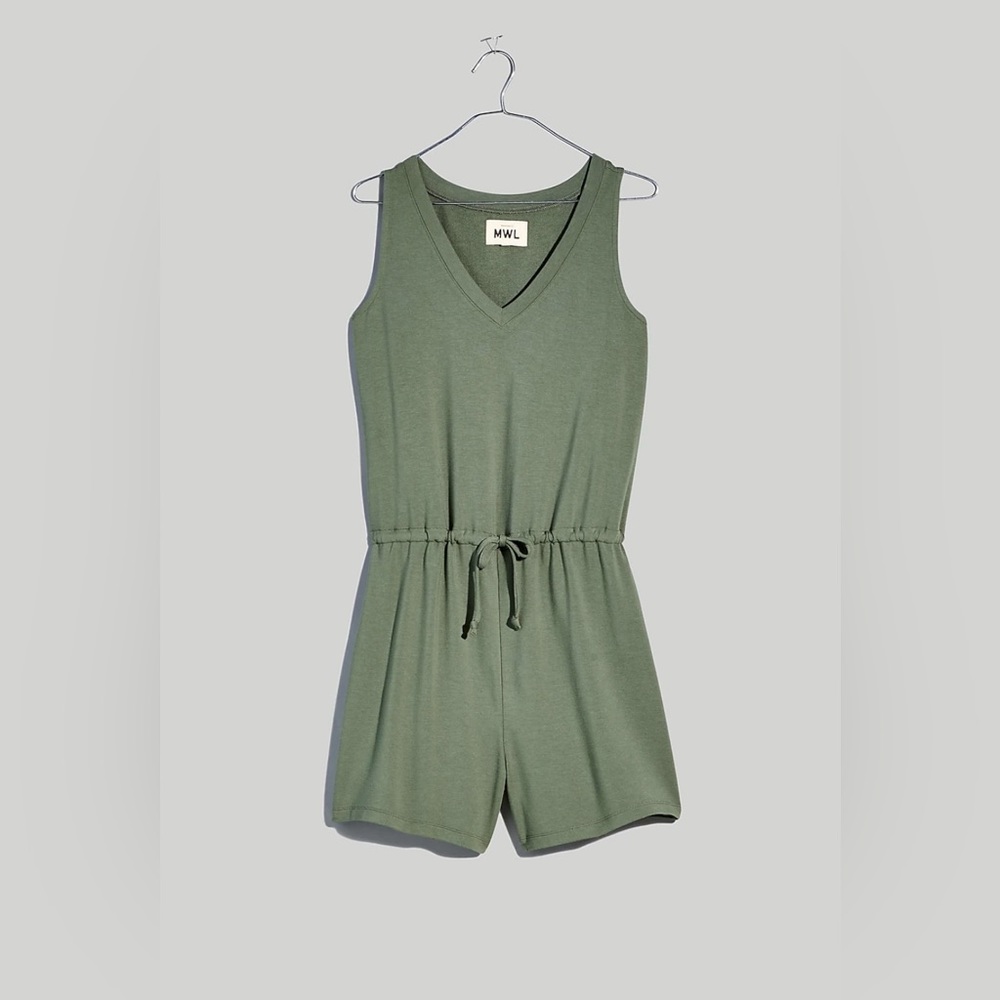 NWT Madewell romper in sage green